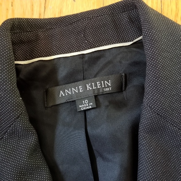 Anne Klein Career Blazer Black White 10 - Picture 6 of 7